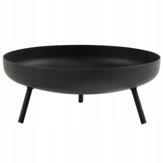 ZÁHRADNÝ KOV OHŇOVÝ MALOVANÝ ČIERNA CAPRI 40 CM