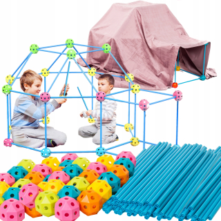 Stavebné bloky Doris Creative Forts s 86 prvkami
