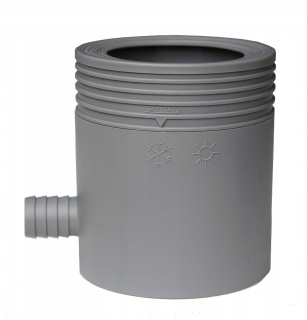 Dažďový kolektor s Marley filtrom 80 mm šedý