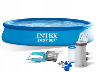 Intex kruhový expanzný bazén 457 x 457 cm