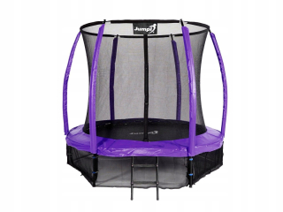 Záhradná trampolína Jumpi 252cm/8FT Maxy Comfort Plus fialová s vnútrom