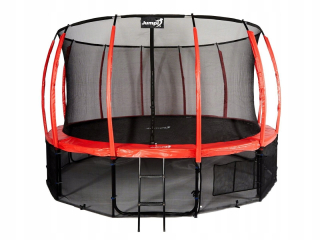 Jumpi záhradná trampolína 435cm/14FT Maxy Comfort Plus červená s vnútorným