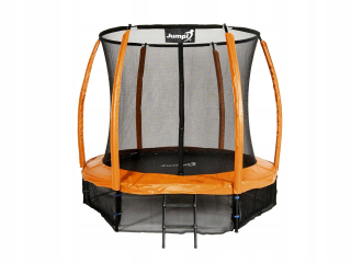Záhradná trampolína 252 cm/8 stôp oranžová Maxy Comfort Plus s vnútrom