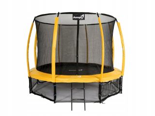 Záhradná trampolína Jumpi 312 cm/10 FT Maxy Comfort Plus žltá s vnútorným S