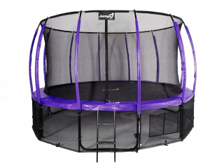 Záhradná trampolína Jumpi 435cm/14FT Maxy Comfort Plus fialová s interiérom