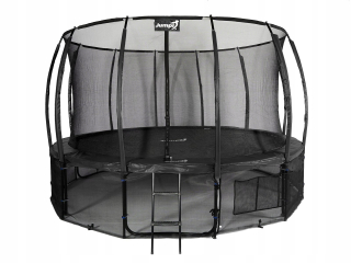 Záhradná trampolína 487cm/16FT Maxy Comfort Plus čierna s vnútornou sieťovinou