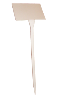 Samostatne stojaca plaketa biela 150 x 50 cm 10 ks.