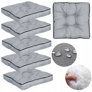 Záhradný vankúš 50x50 cm na záhradnú stoličku Waterproof High Side Grey