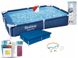 Obdĺžnikový rámový bazén Bestway 221 x 150 cm