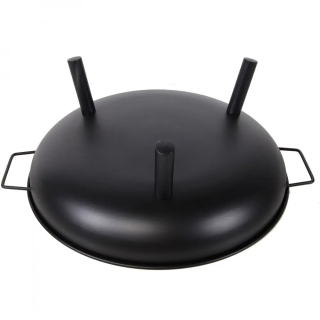 VEĽKÝ ZÁHRADNÝ OHNIŠTOVÝ GRIL 60 cm HLBOKÁ OCEĽOVÁ OHNIŠKA XXXL