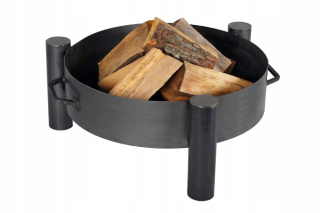 Okrúhle záhradné ohnisko, priemer 80 cm, výška 30 cm