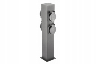 Záhradný stĺp GTV OS-LARGP36G-30 3,5 kW 50 cm grafit