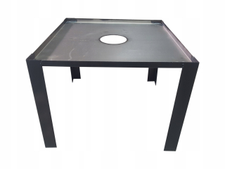 Základný stolík na udiareň 51x51x40 + deflektor