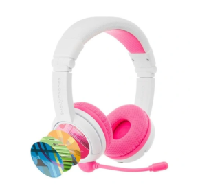 Bezdrôtové slúchadlá BuddyPhones School+ pre deti (ružové)