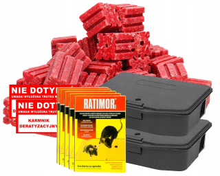 Ratimor jed na myši a potkany 1 kg + sada