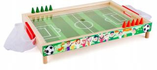 Stolný drevený magnetický futbal pre dvoch