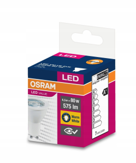 LED reflektorová žiarovka OSRAM PAR16 GU10, 6,9 W