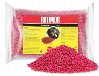 Silné jedovaté pelety pre potkany myši granule 1 kg
