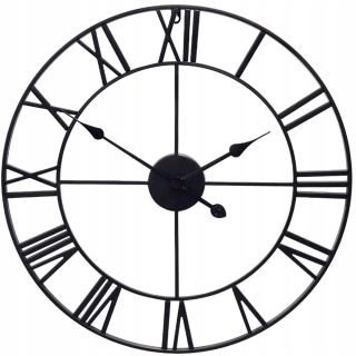 RÍMSKE NÁstenné HODINY RETRO VINTAGE LOFT 3D 60cm