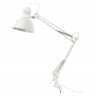 IKEA TERTIAL Stolová lampa biela
