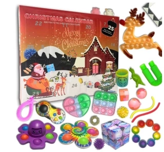 Adventný kalendár - Adventný kalendár pre deti POP IT