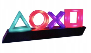 LED Neon PlayStation logo symboly darček