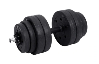 Nastaviteľné činky Songmics s povrchovou úpravou/pogumovaním 2x 15 kg