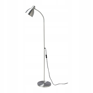 Ikea Lresta stojacia lampa/čítanie, hliník