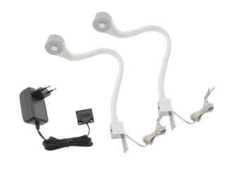 2x LED nočná lampa pre 1,8 W flexi R čítanie lôžko