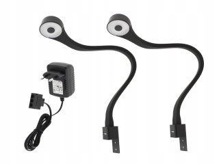 LED nočná lampa pre spálne postele 2x flexi r USB
