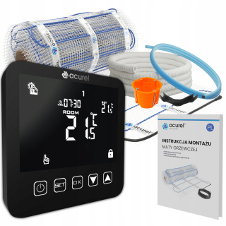 Elektrické vykurovacie rohož pre dlaždice 4,5 m2 160 W/m2