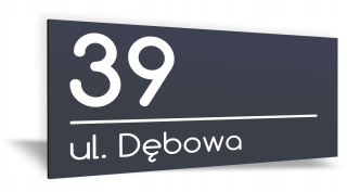 Tabuľka antracitov, veľké číslo domov