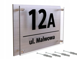 Tabická tabuľka atrakcia číslo číslo 30x20 Vzdialenosť