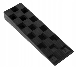Montážne kliny veľkosti L 20 × 45 × 150 mm, 50 kusov