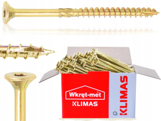 Skrutky Ciziele 5x80 Torx KONICKÁ HLAVA 200 PCS