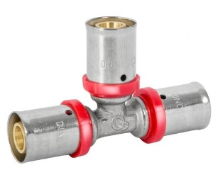 Lisovací T-kus PEX redukovaný 25 x 16 x 25