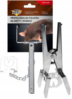 Oceľová pasca na krty