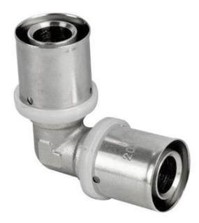 Lisovacie koleno PEX 90° 25 x 25 mm