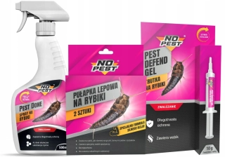 Prostriedok – sprej a gél na strieborné rybky – Set 3v1
