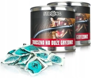 2x najúčinnejší jed na veľké hlodavce - pasta v sáčkoch STRONG