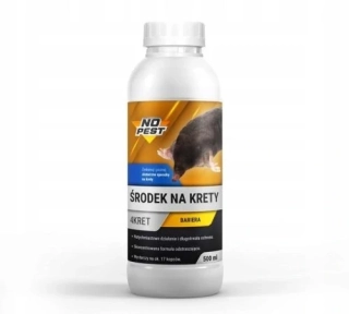 Prostriedok na krtkov a hrabošov - tekutý prípravok BARIERA 4KRET, 500 ml