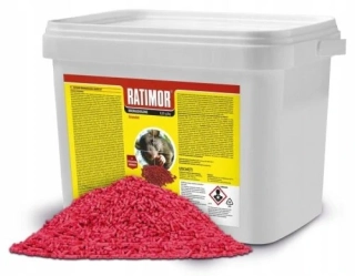 Silná otrava – pelety, granulát na myši a potkany, 3 kg