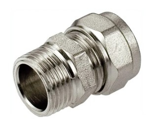 Šróbovacia vsuvka PEX prechodová 16 x 1/2"