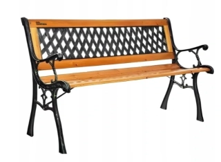Záhradná lavica 125x53x73 cm