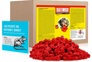 Ratimor jed na myši a potkany kocka 5 kg