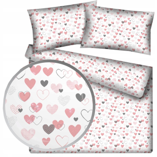 Designprémiová posteľná súprava 160 x 200 cm odtiene ružovej