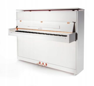 białe piano Petrof P 118 Special