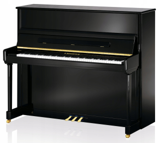 Klavír C. Bechstein Elegance 124, čierny lesk