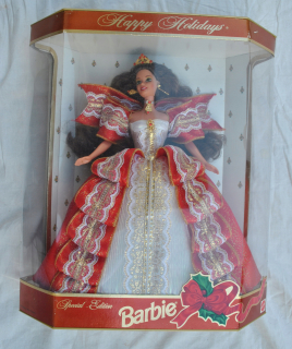 Barbie bábika - Barbie Happy Holidays Special Edition Mattel Collector's Doll z roku 1997