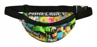 Ľadvinky pre deti - Pásová taška MINECRAFT nastaviteľný opasok vzor N5